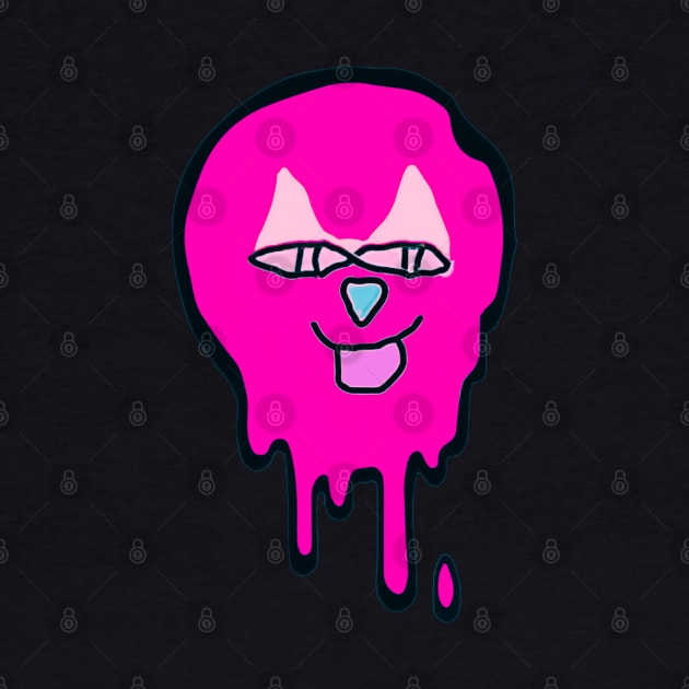 Melting Pink Face by YungBick